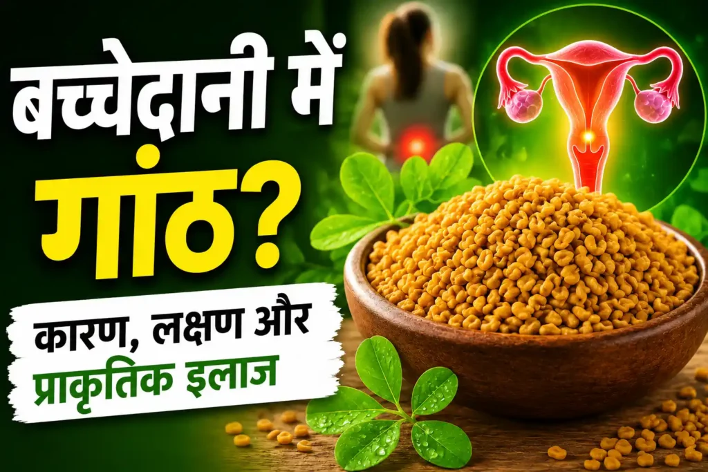बच्चेदानी में गांठ कारण, लक्षण, प्रकार, इलाज और प्रेगनेंसी पर असर