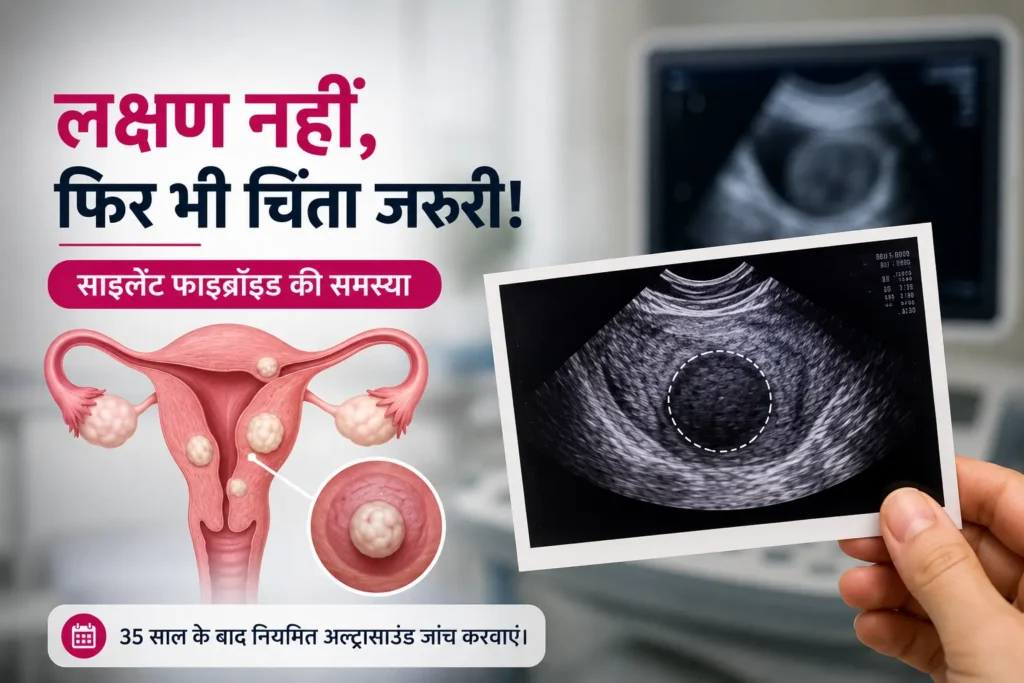 बच्चेदानी में गांठ के लक्षण क्यों दिखते नहीं: "Silent Fibroid" की समस्या