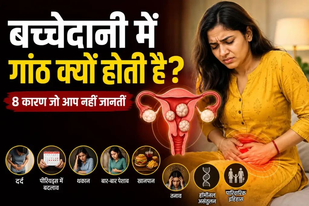 बच्चेदानी में गांठ क्यों होती है 8 कारण जो आपकी नानी की पीढ़ी में नहीं थे