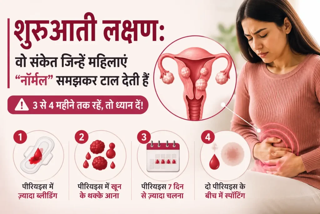 शुरुआती लक्षण वो संकेत जिन्हें महिलाएं नॉर्मल समझकर टाल देती हैं
