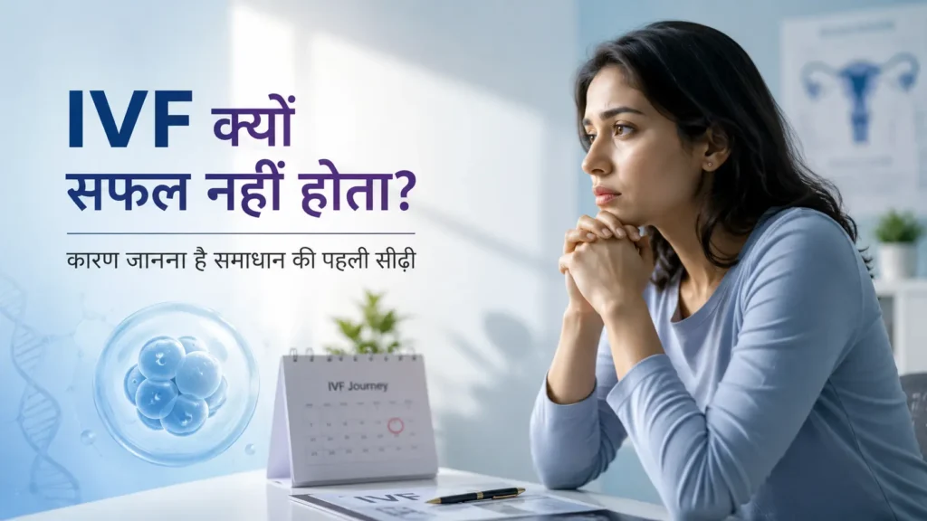 Endometriosis में IVF fail होने और embryo implantation की समस्या को दर्शाती महिला